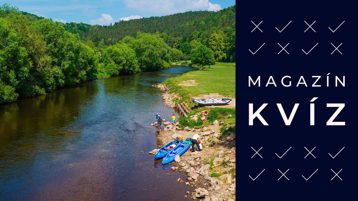 Slepá mapa českých řek: Určete, kudy protéká Dyje, Sázava nebo Odra